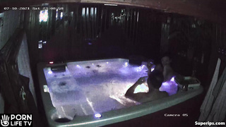 Big ass milf woman gets fucked in the Jacuzzi