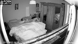 Granny Latina masturbates in her bed