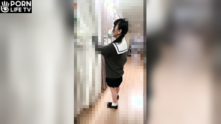 制服JK 姿の妹をエスカレーターでカメラ突っ込み→バレて激オコ ｗ