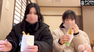 【姪っ子姉妹と電車でぶらり旅】食込みTバックで下町散歩〜食べ物に夢中な姉妹vsパンツに夢中な叔父〜