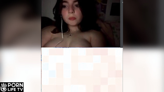 Omegle Porn - Teen Plays Simon Says And Shows Off Her Perfect Tits And Pussy