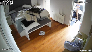 British married couple fucks in their bedroom